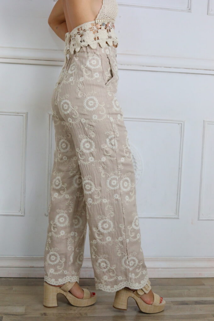 Pantalon Bordado