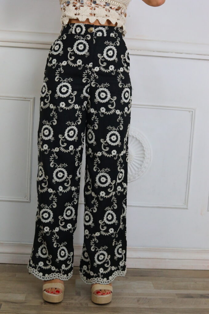 Pantalon Bordado