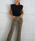 Vaquero Wide Leg Print - Imagen 2