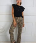 Vaquero Wide Leg Print