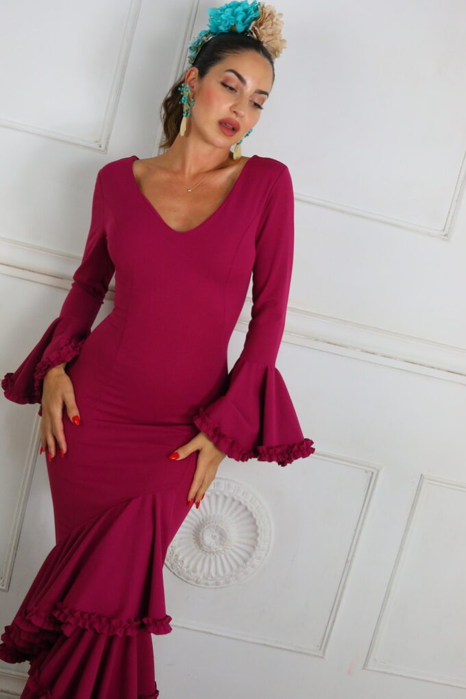 Vestido Flamenco Triple Volante