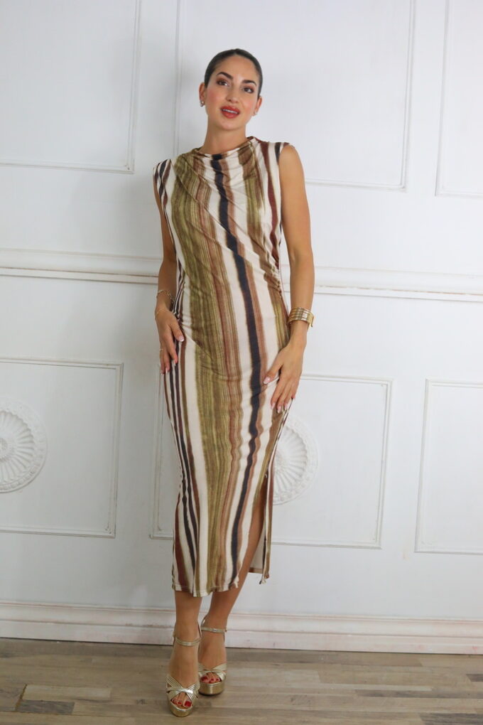 Vestido Licra Estampado