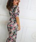 Vestido Estampado Fruncido - Imagen 6