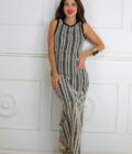 Vestido Bordado Con Forro - Imagen 5