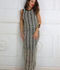 Vestido Bordado Con Forro