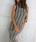 Vestido Bordado Con Forro - Imagen 2