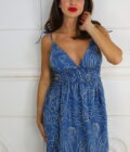 Vestido Vaquero Bordado