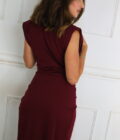 Vestido Hombreras Hebilla - Imagen 5