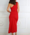 Vestido Asimétrico Hebilla - Imagen 3