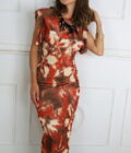 Vestido Canalé Estampado