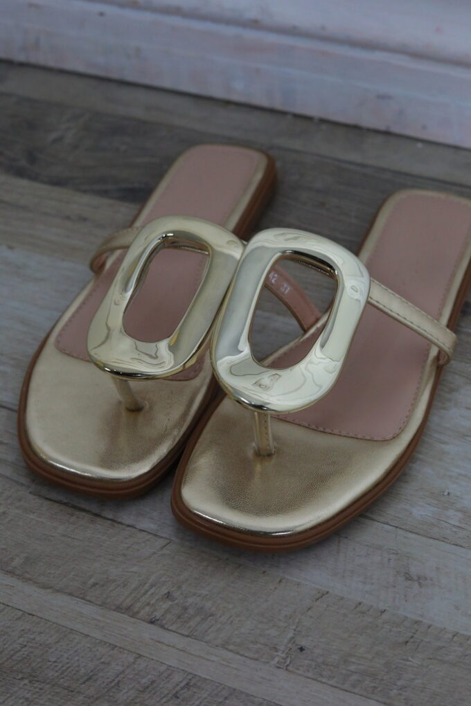 Sandalias Metalizadas