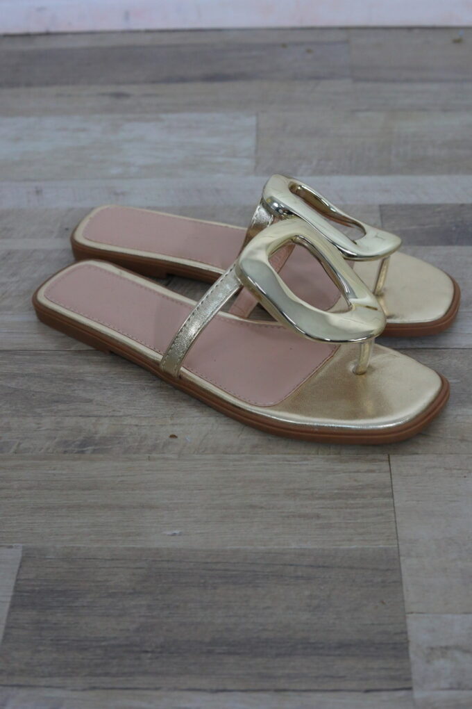 Sandalias Metalizadas