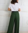 Pantalon Efecto Lino Cinturón - Imagen 17