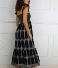 Vestido Fruncido Bordado - Imagen 3