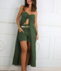 Conjunto Corto Blusa Abierta