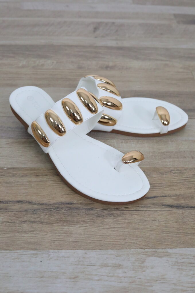 Sandalias Con Metal
