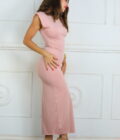 Vestido Licra Hombreras Básic - Imagen 8