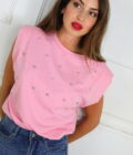 Camiseta Hombreras Brillos - Imagen 4