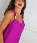 Vestido Efecto Lino Grecia - Imagen 5