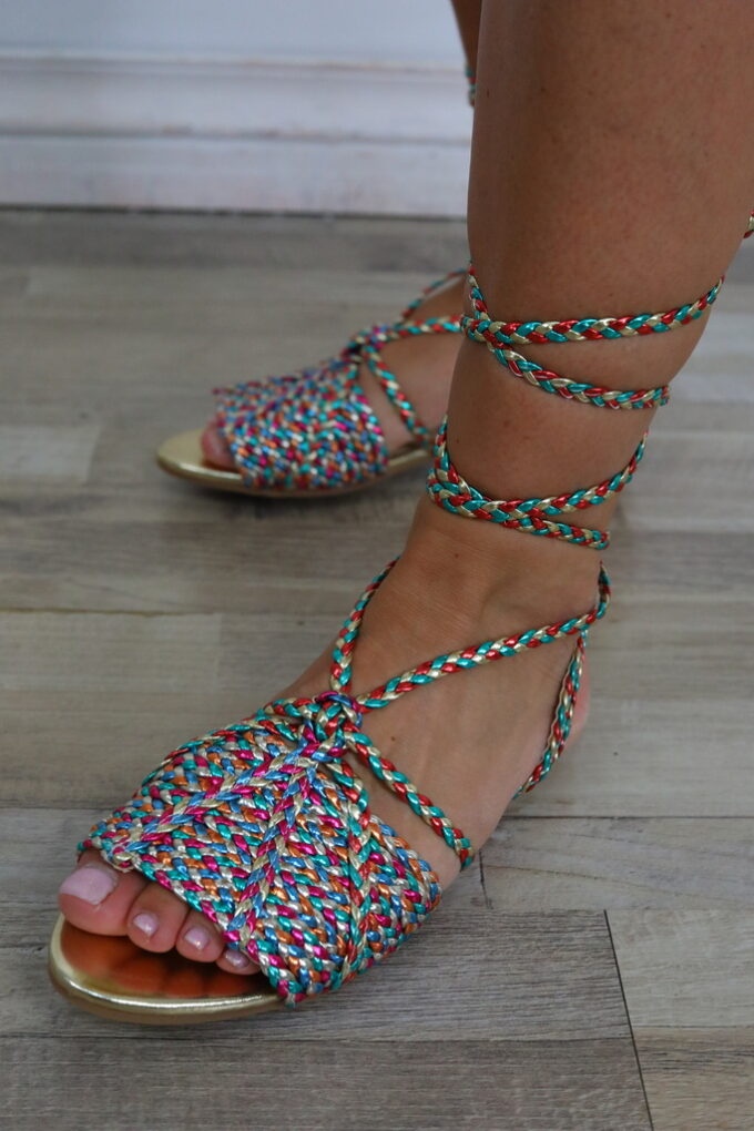 Sandalias Trenzadas