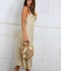 Vestido Efecto Lino Bolas - Imagen 3