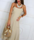 Vestido Efecto Lino Bolas - Imagen 2