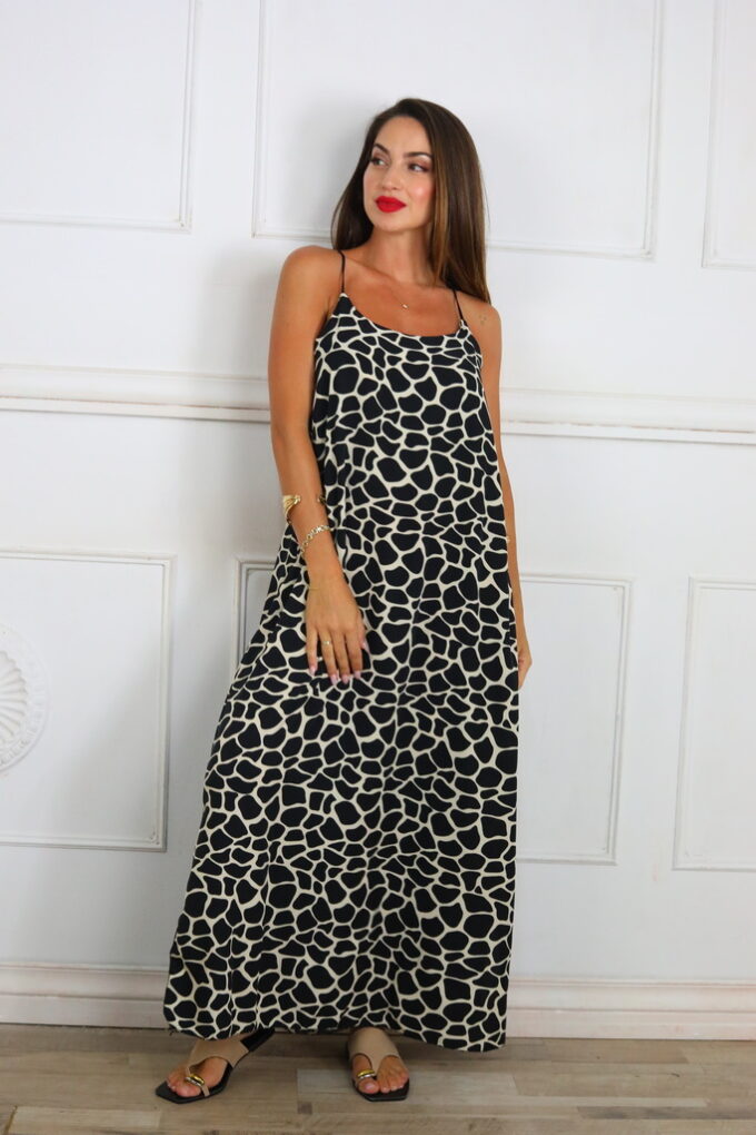 Vestido Estampado Cantos