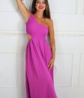 Vestido Asimétrico Fruncido - Imagen 2