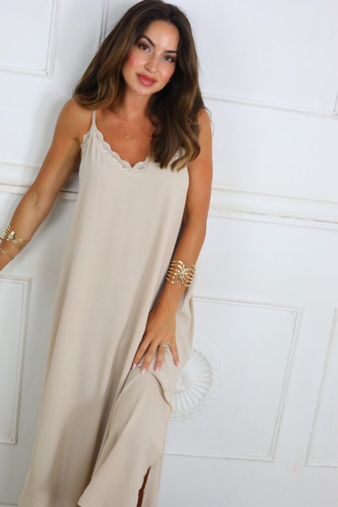 Vestido Lencero Largo