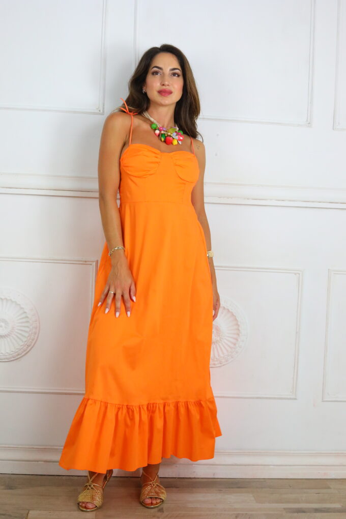 Vestido Largo Tirantas