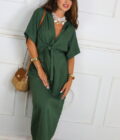 Vestido Efecto Lino Nipón - Imagen 8