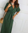 Vestido Efecto Lino Nipón - Imagen 11