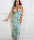 Vestido V Estampado