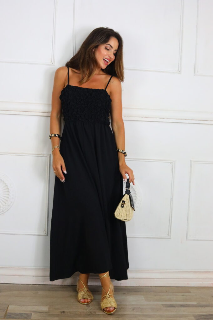 Vestido Largo Abullonado
