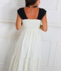 Vestido Largo Bicolor - Imagen 11
