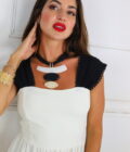 Vestido Largo Bicolor - Imagen 12
