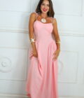 Vestido Corsé Efecto Lino