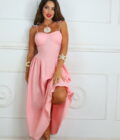 Vestido Corsé Efecto Lino - Imagen 4
