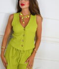 Conjunto Corto Bambula Chaleco - Imagen 8