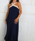 Vestido Bicolor Cruce - Imagen 2