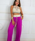 Pantalon Cintura Croché