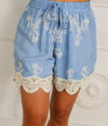 Bermudas Croché Bordadas - Imagen 4