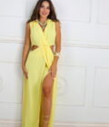 Vestido Descubierto Cruce