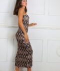 Vestido Estampado Con Metal - Imagen 3
