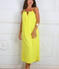 Vestido Escote Madera