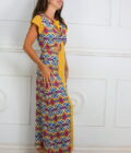 Vestido Estampado Descubierto - Imagen 5