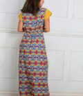 Vestido Estampado Descubierto - Imagen 7