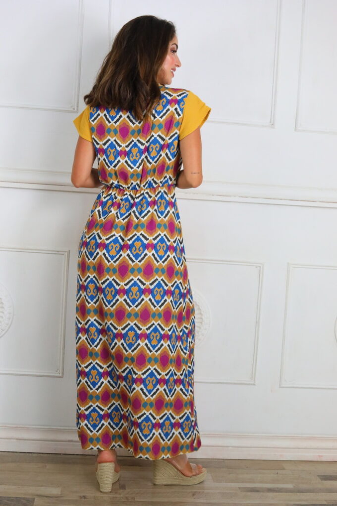 Vestido Estampado Descubierto