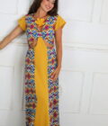Vestido Estampado Descubierto - Imagen 3