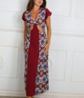 Vestido Estampado Descubierto - Imagen 12